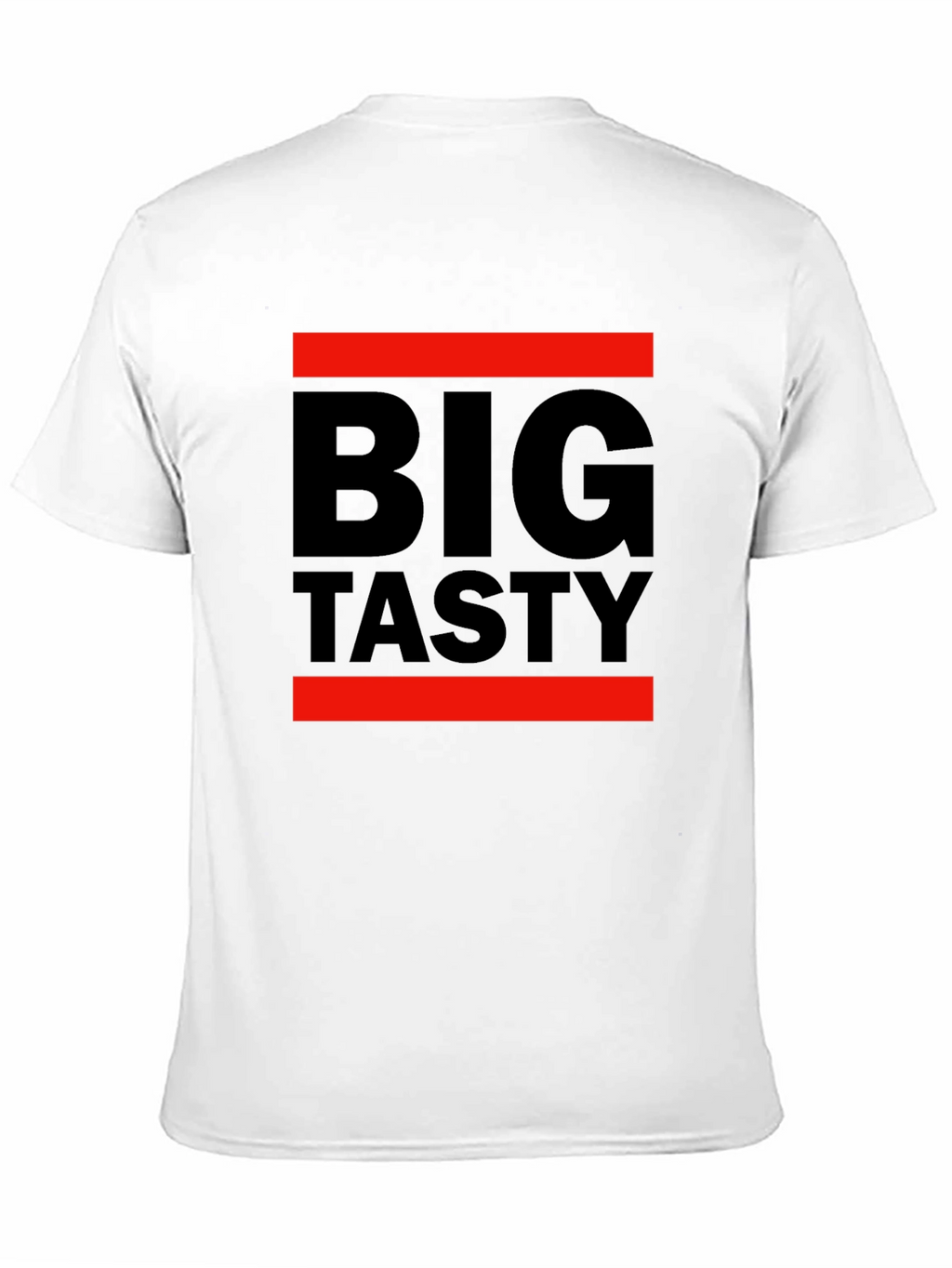 Big Tasty Graphic Tee - Black Cotton T-Shirt