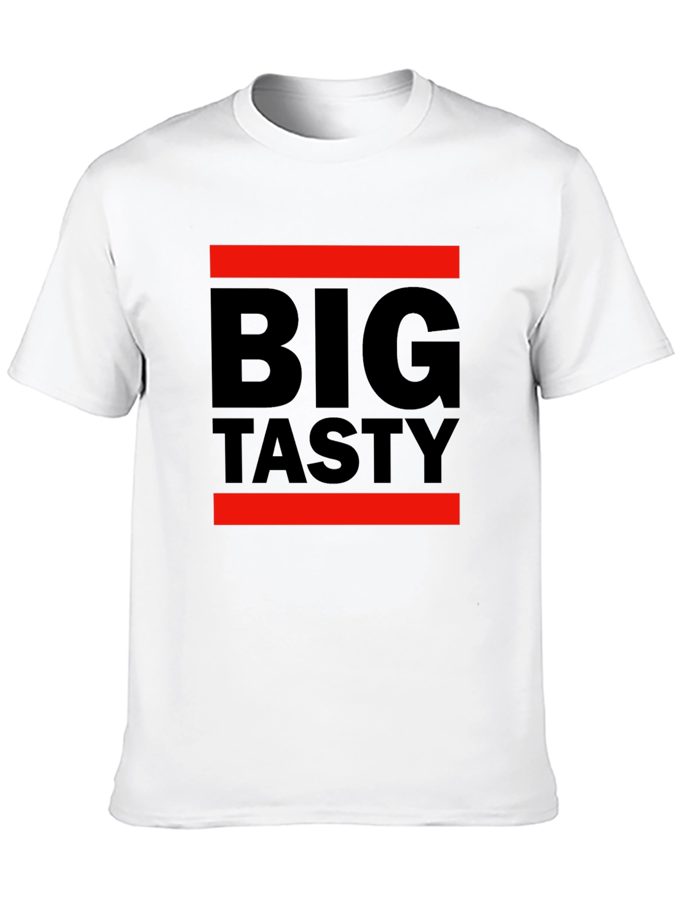 Big Tasty Graphic Tee - Black Cotton T-Shirt