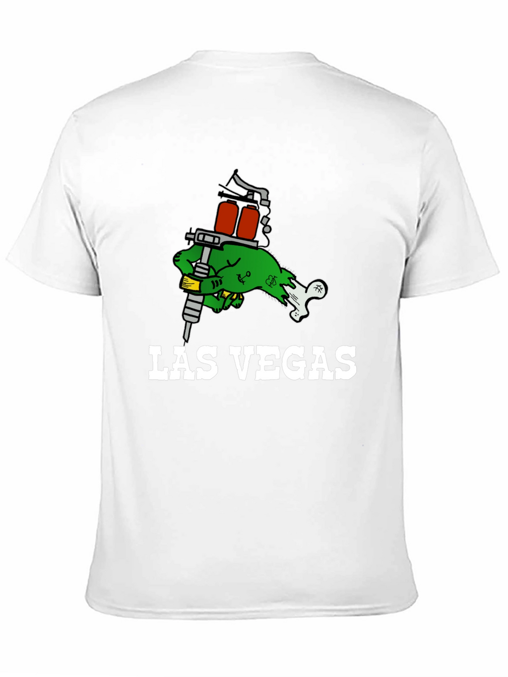 Las Vegas Tattoo Gun Zombie Hand T-Shirt