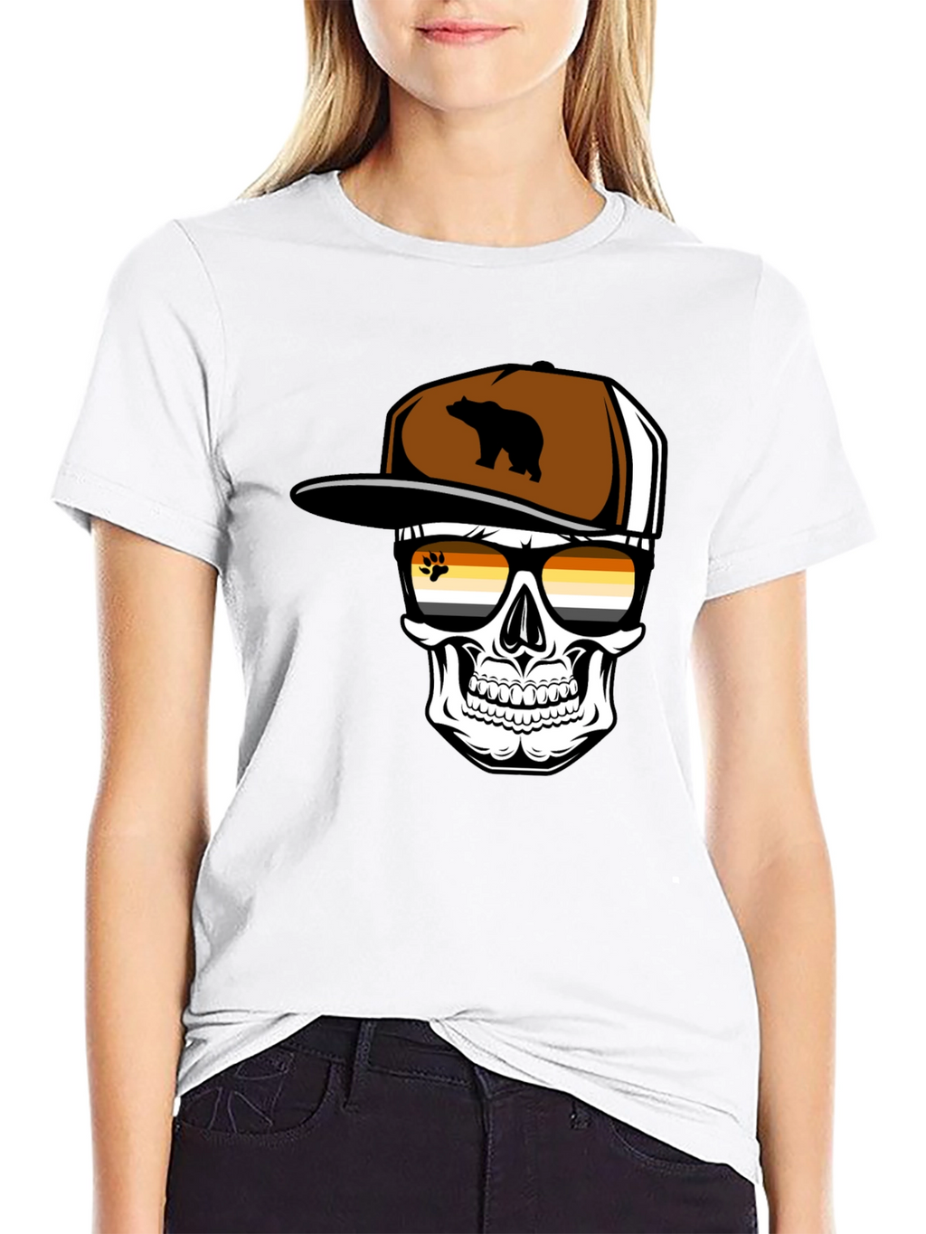 Bear Pride Skull T-Shirt