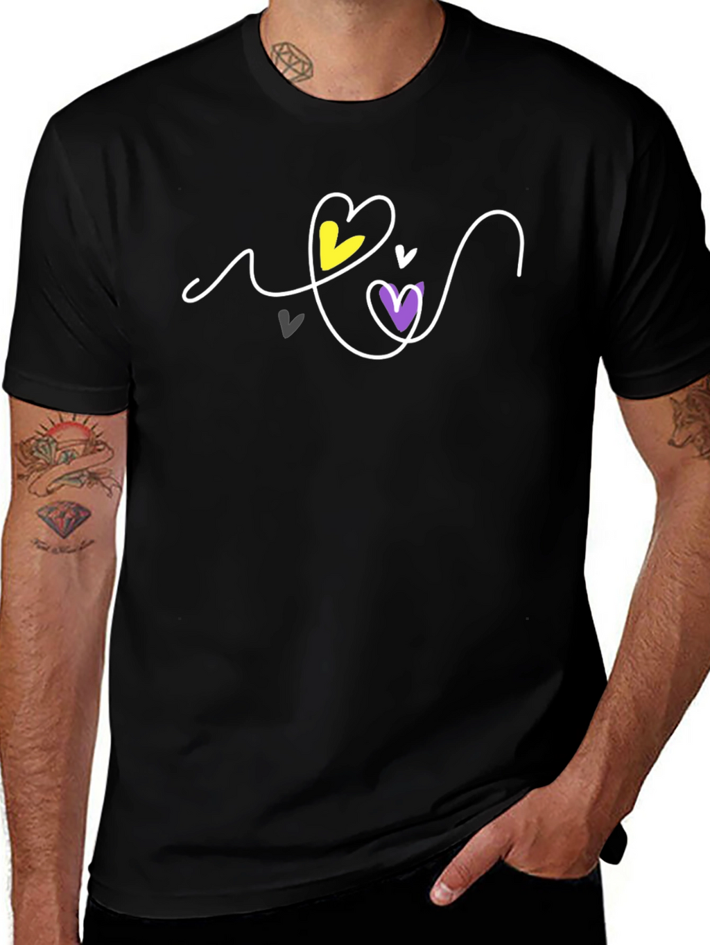 Heart String Graphic Tee