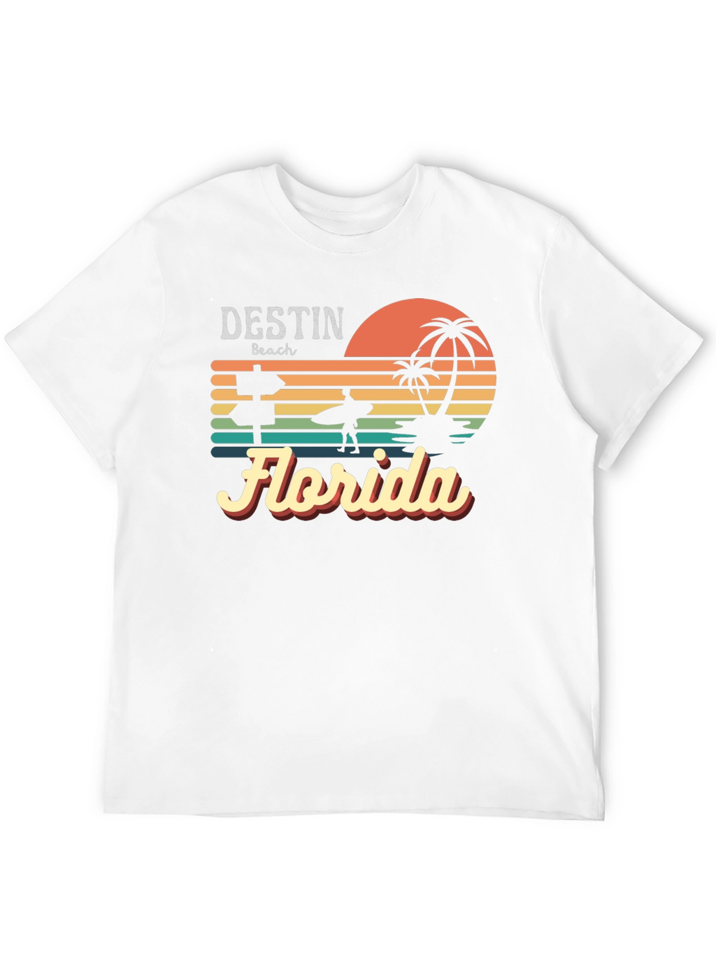 Destin Beach Florida Retro T-Shirt