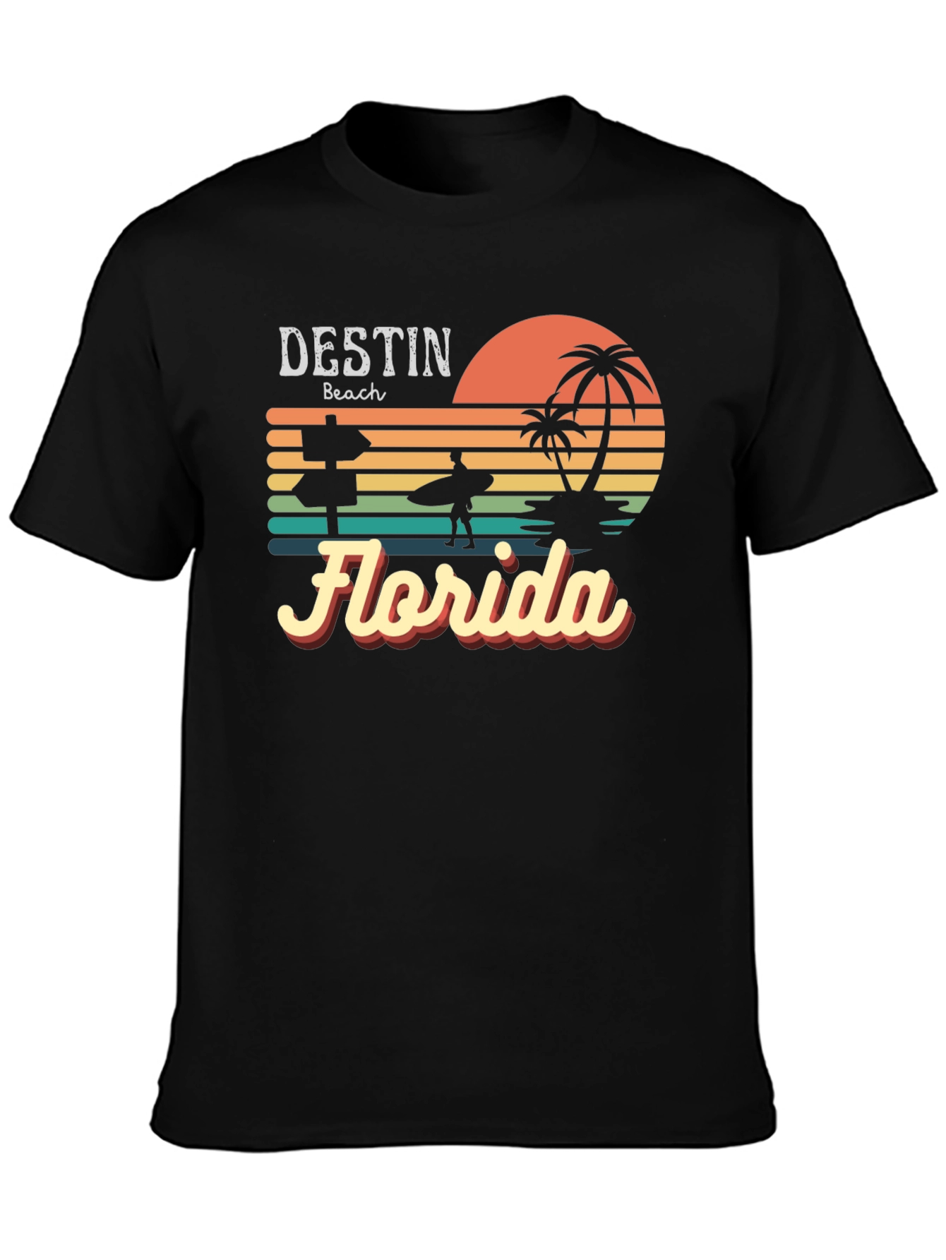 Destin Beach Florida Retro T-Shirt