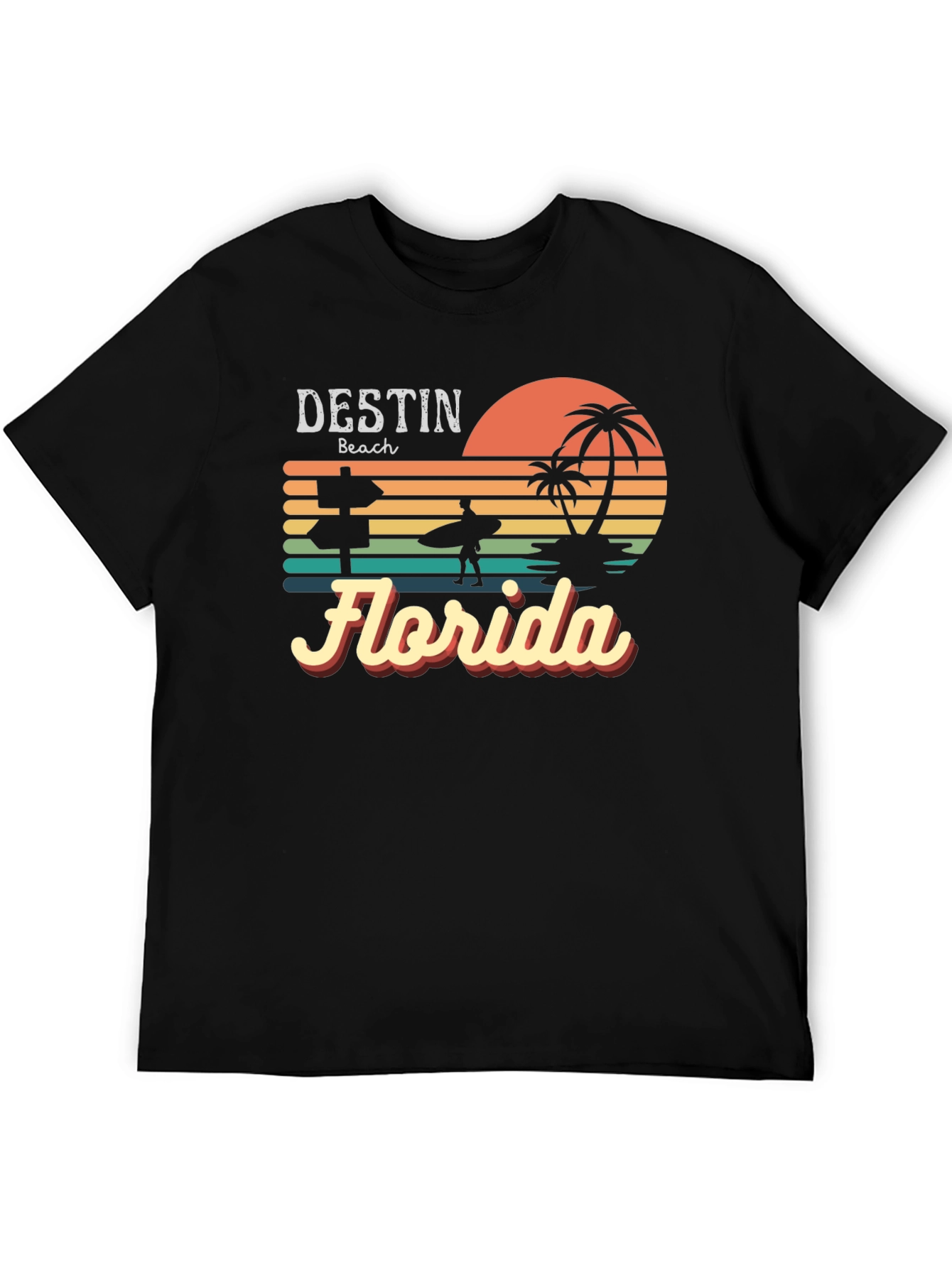 Destin Beach Florida Retro T-Shirt