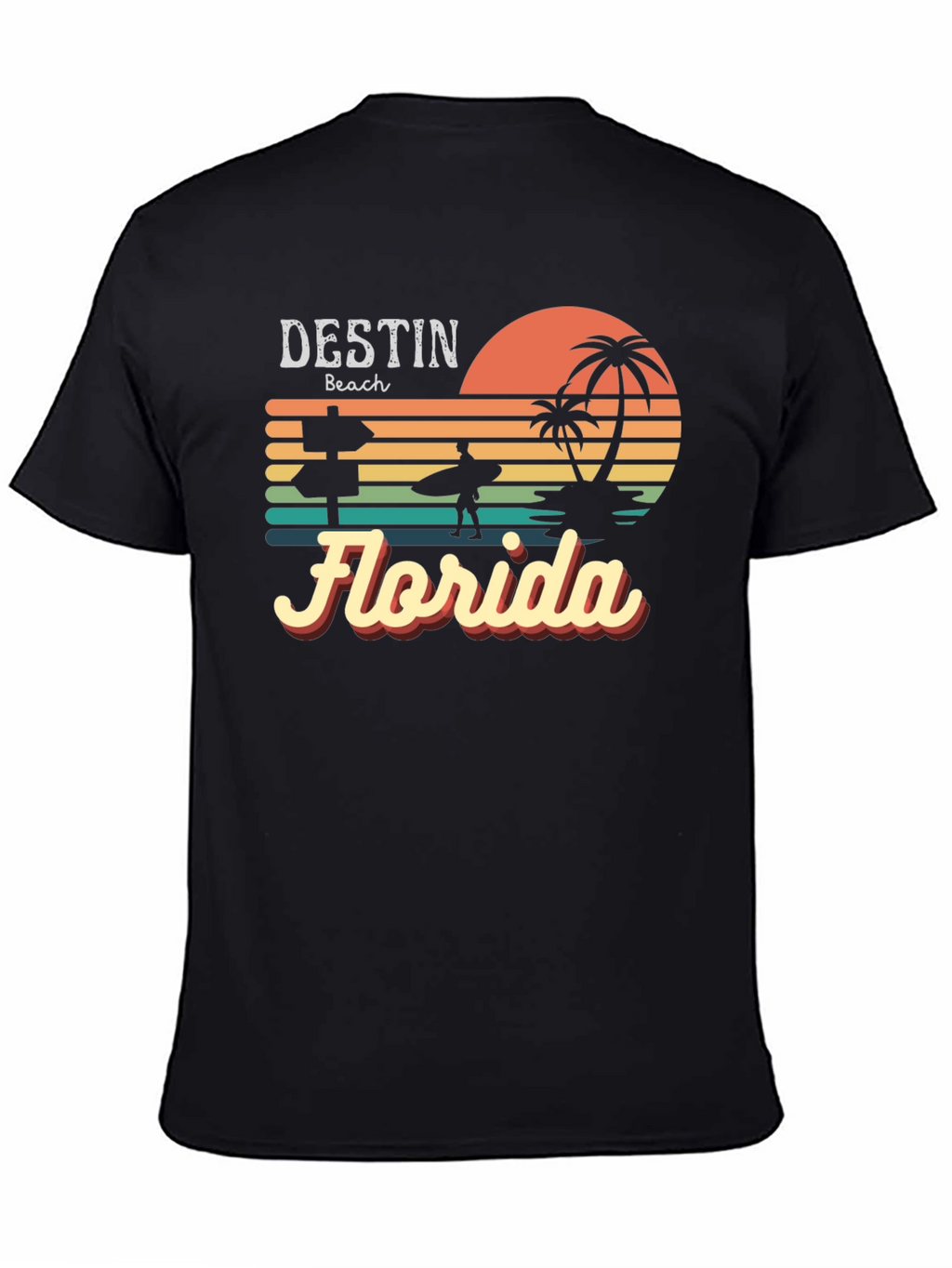 Destin Beach Florida Retro T-Shirt