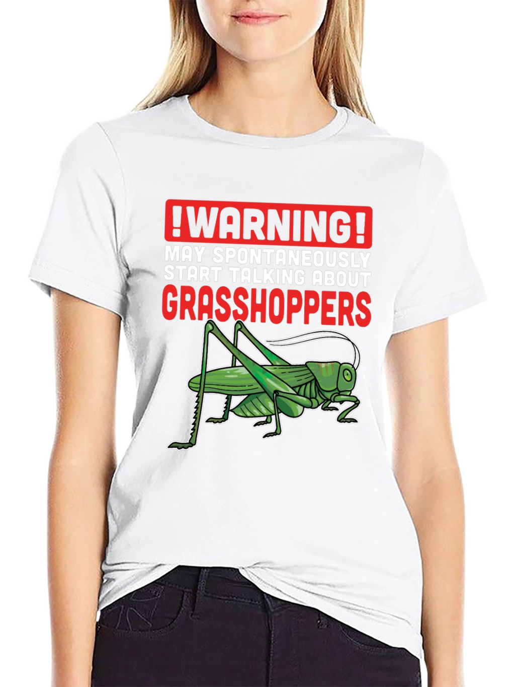 Warning: May Spontaneously Talk Grasshoppers T-Shirt