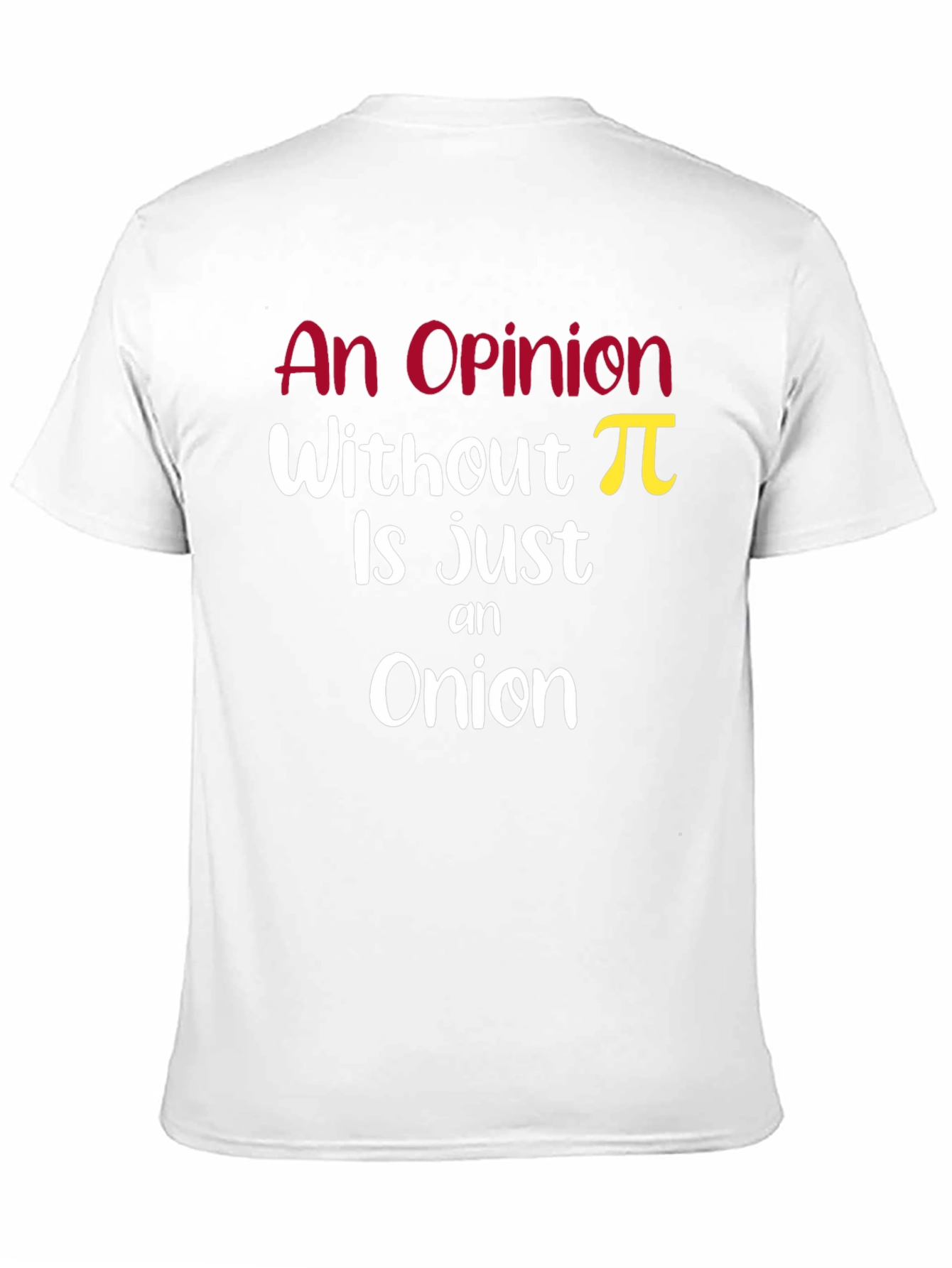 Funny Math Pi Onion Pun T-Shirt