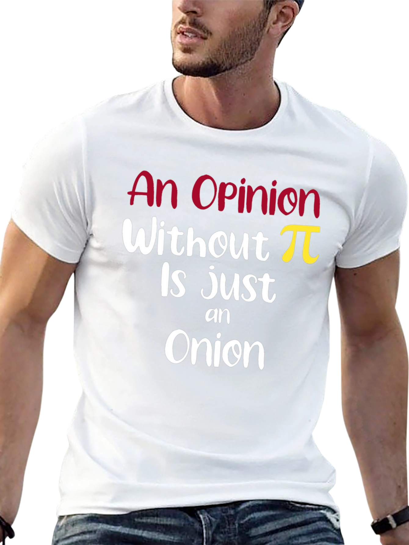 Funny Math Pi Onion Pun T-Shirt