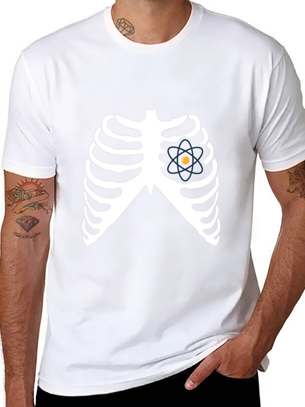 Science Heart Skeleton Tee