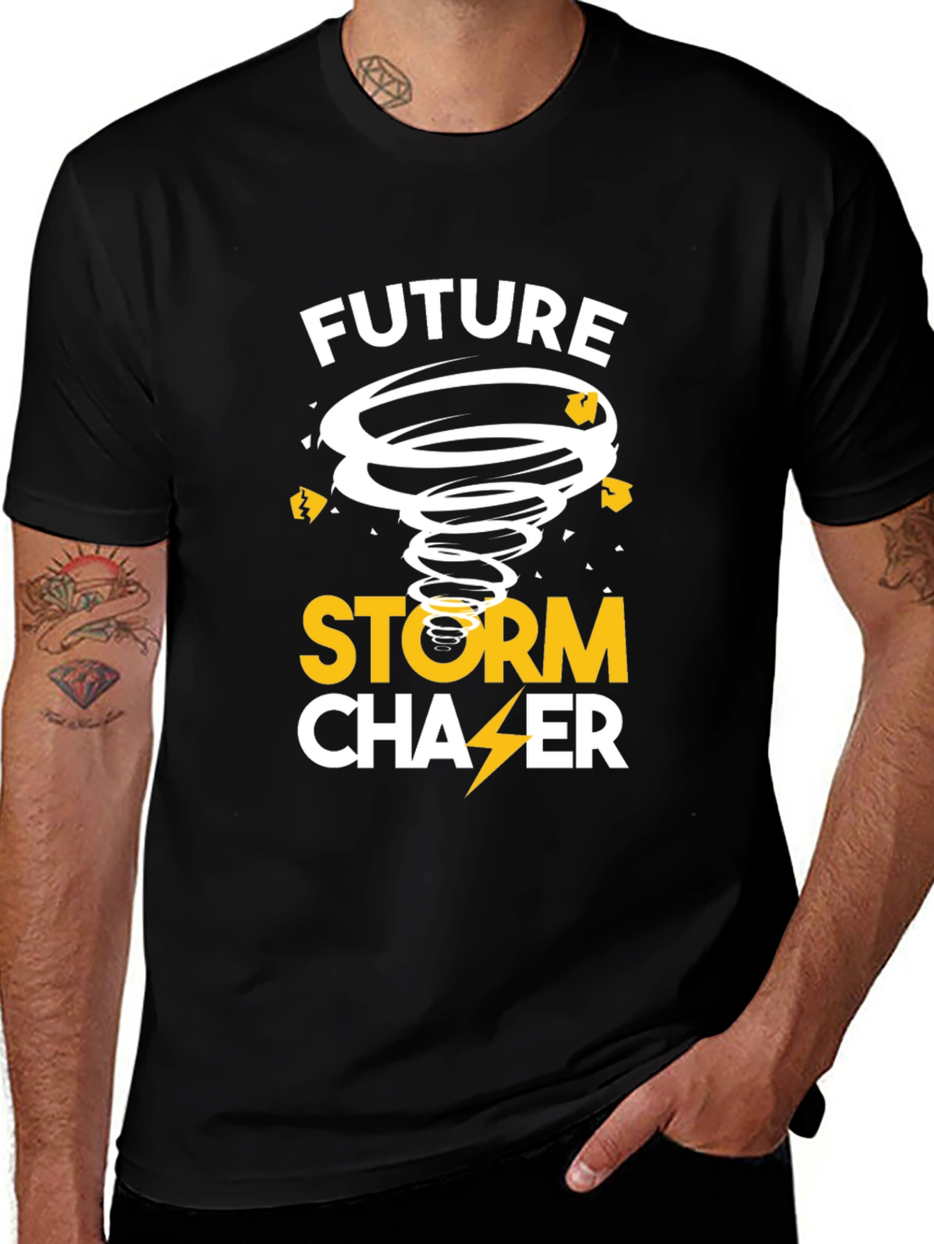 Future Storm Chaser Black T-Shirt