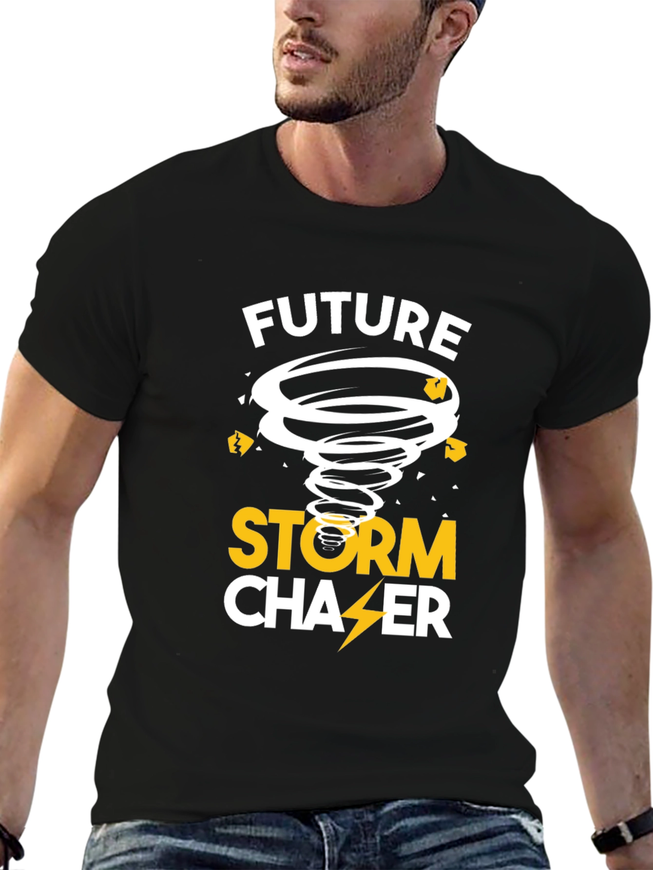 Future Storm Chaser Black T-Shirt