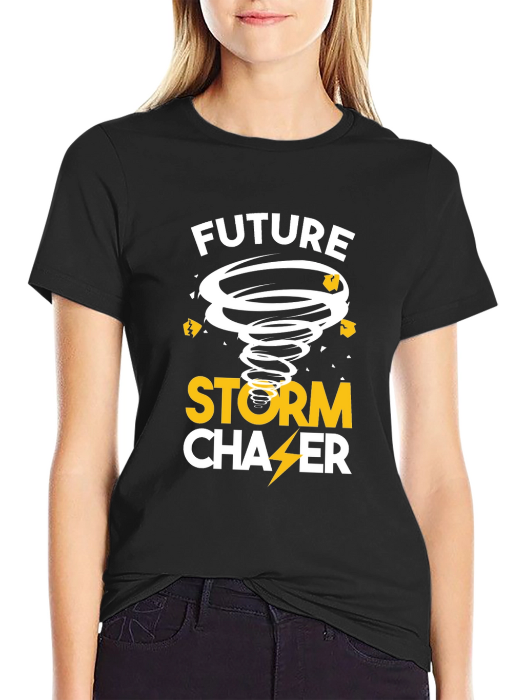 Future Storm Chaser Black T-Shirt