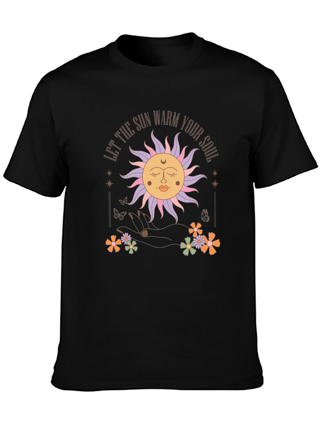 Boho Sun Graphic Tee - Warm Your Soul
