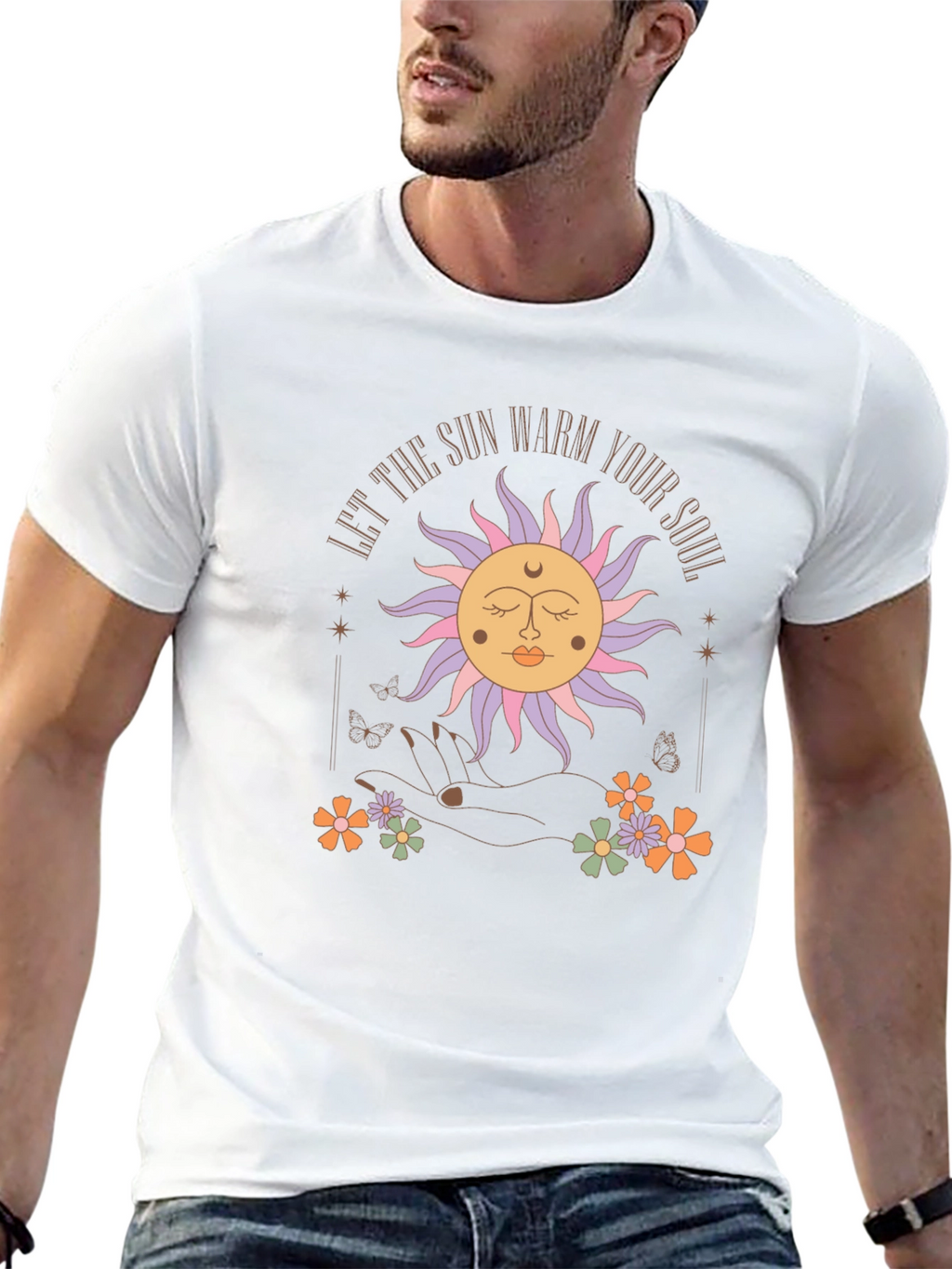 Boho Sun Graphic Tee - Warm Your Soul