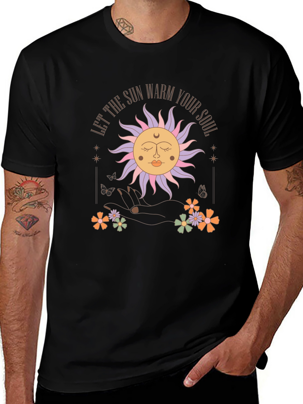 Boho Sun Graphic Tee - Warm Your Soul