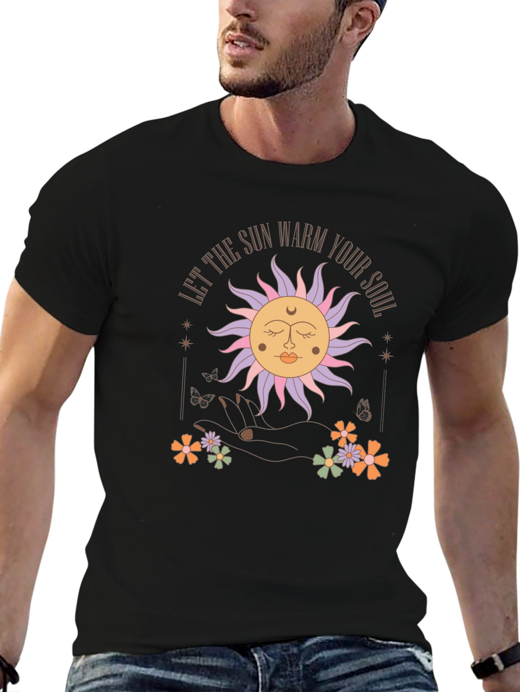 Boho Sun Graphic Tee - Warm Your Soul
