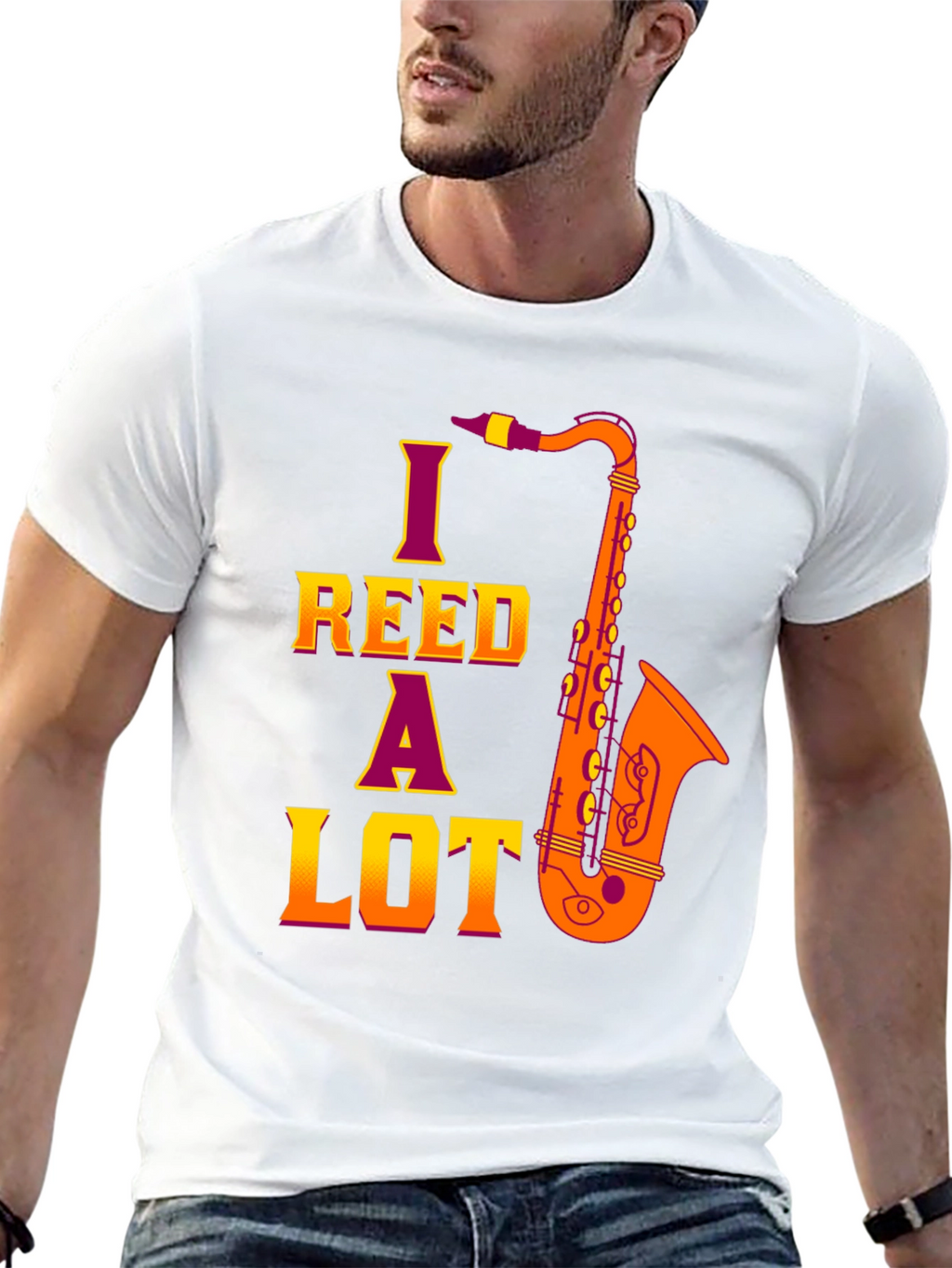 I Reed A Lot Saxophone T-Shirt