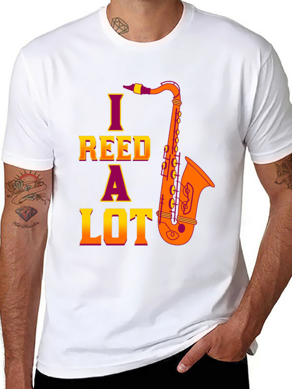 I Reed A Lot Saxophone T-Shirt