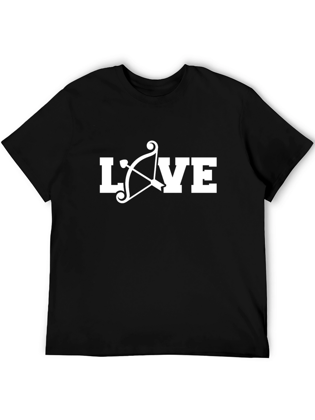 Love Bow & Arrow Graphic T-Shirt - Black