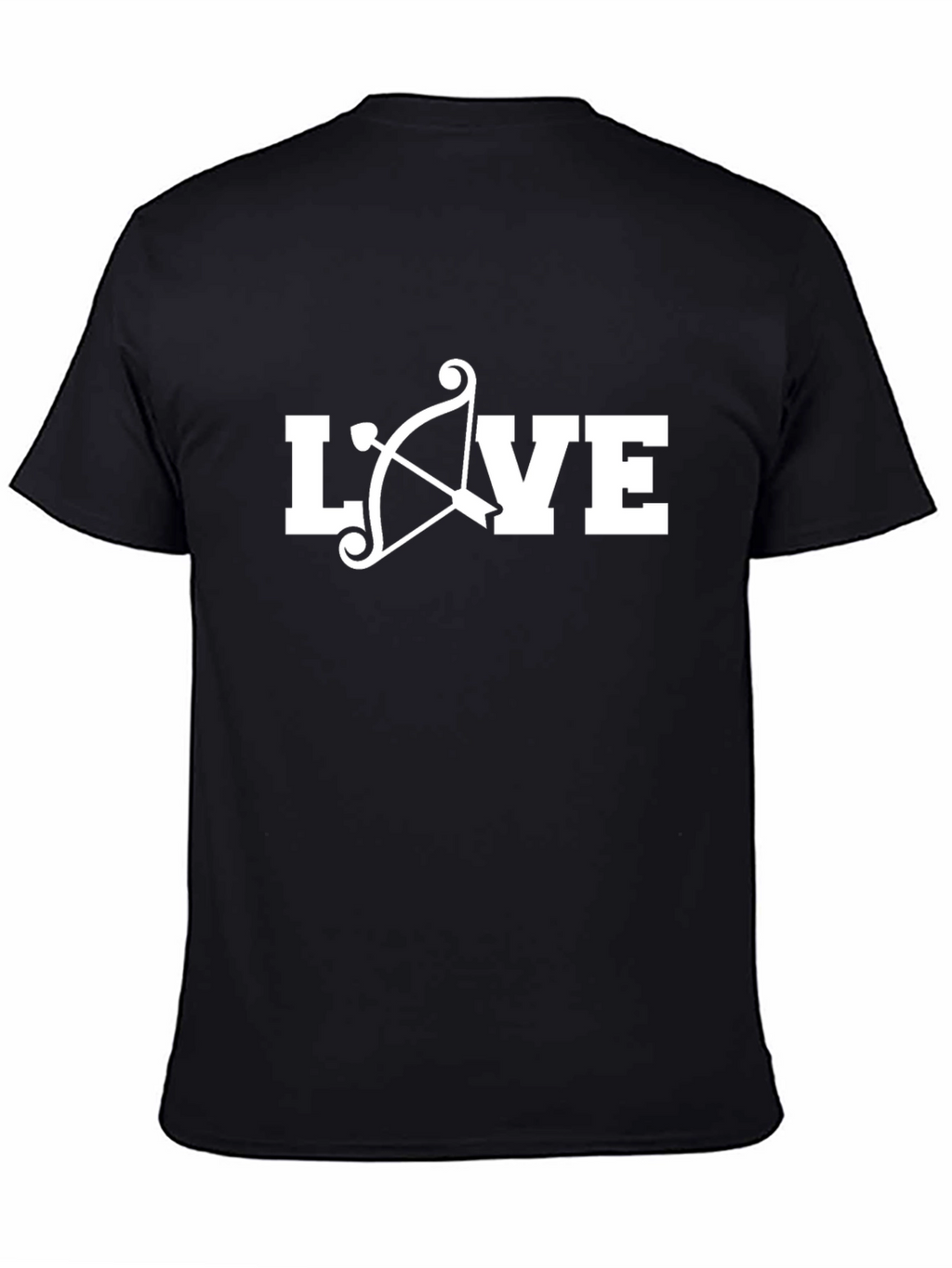 Love Bow & Arrow Graphic T-Shirt - Black