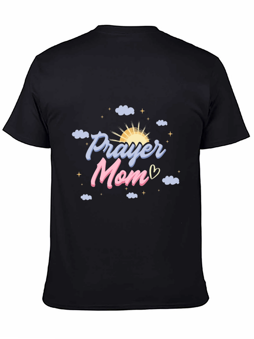 Prayer Mom Graphic Tee - Black T-Shirt