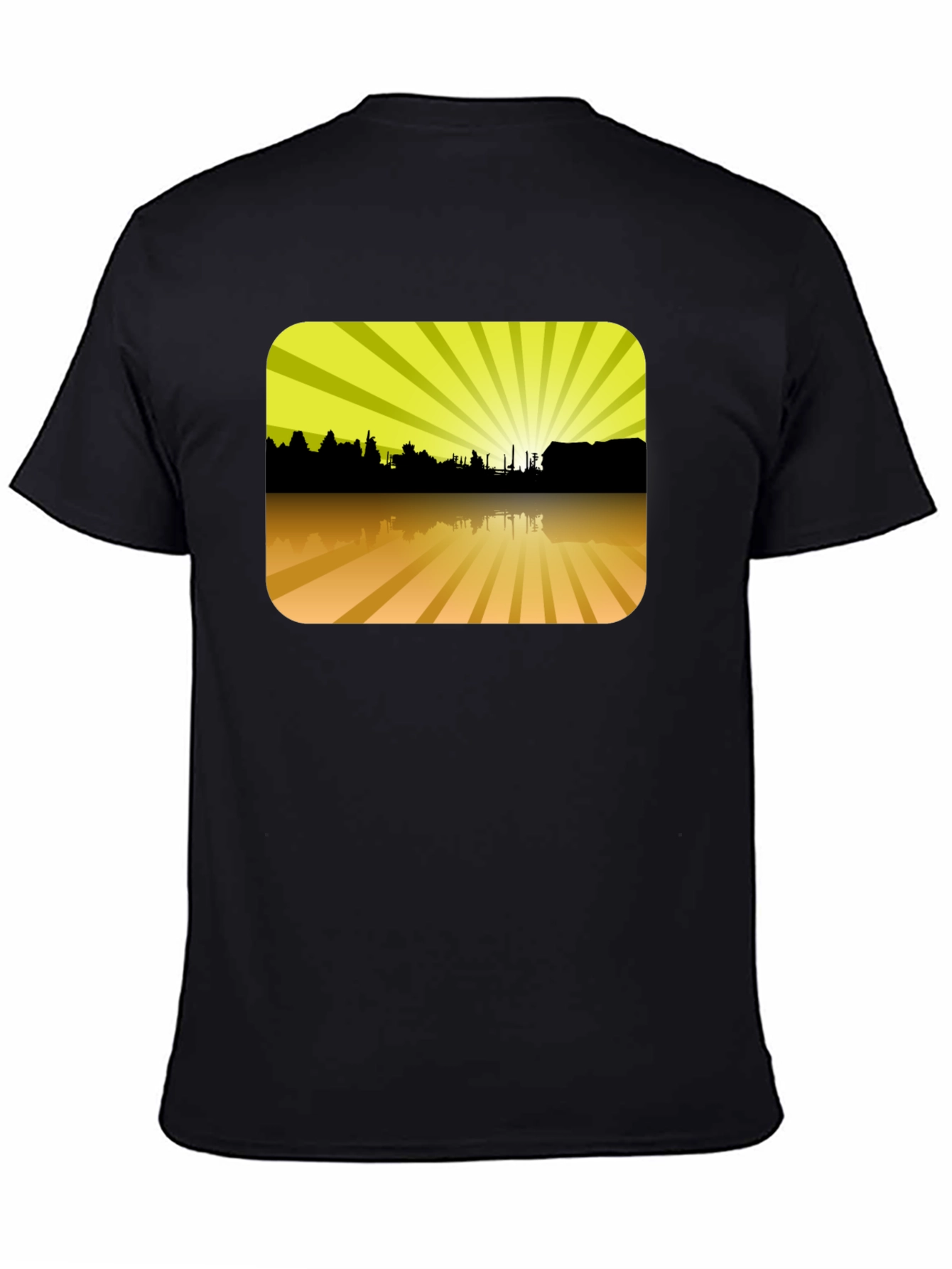 Sunset Silhouette Graphic T-Shirt