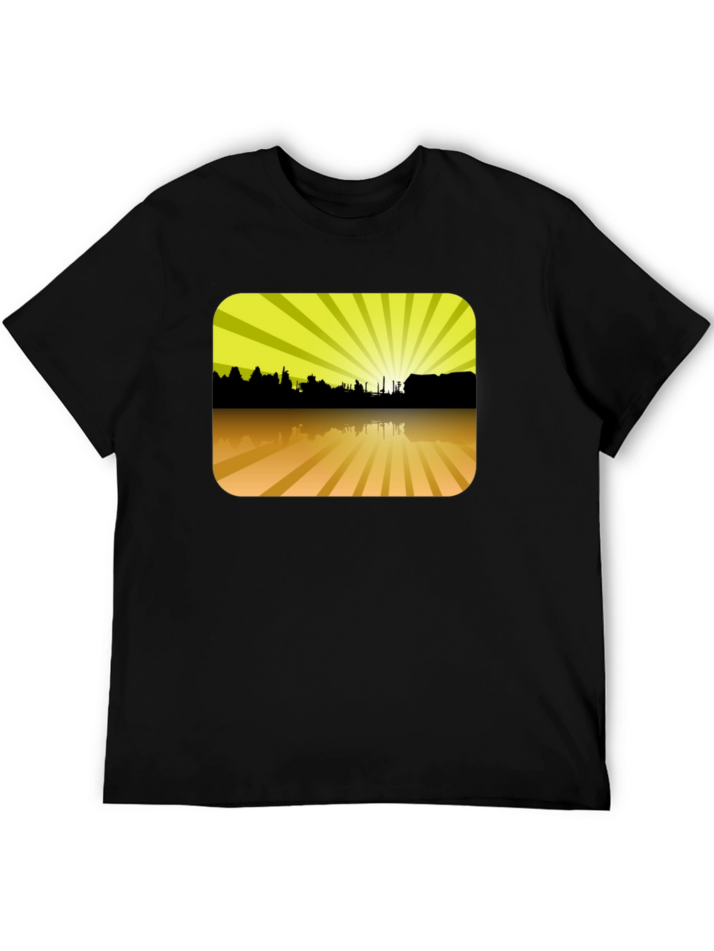 Sunset Silhouette Graphic T-Shirt