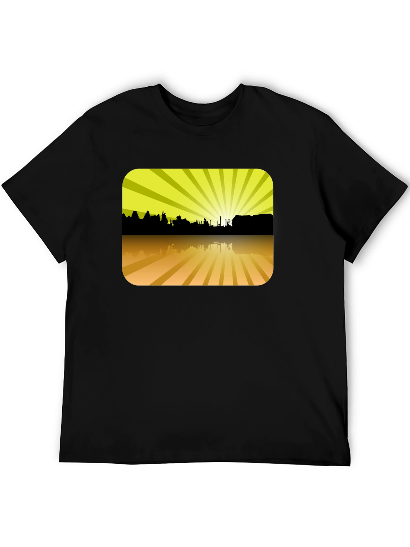 Sunset Silhouette Graphic T-Shirt