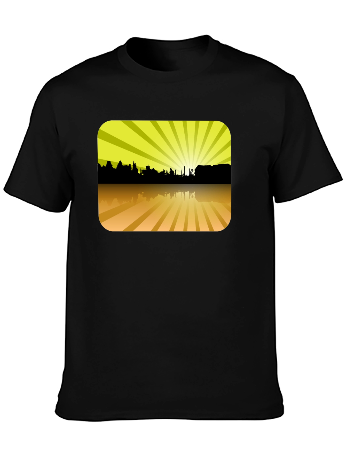 Sunset Silhouette Graphic T-Shirt