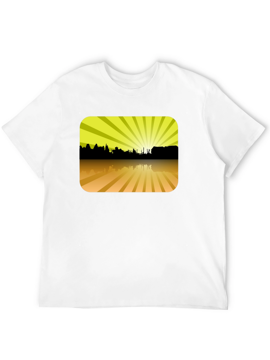 Sunset Silhouette Graphic T-Shirt