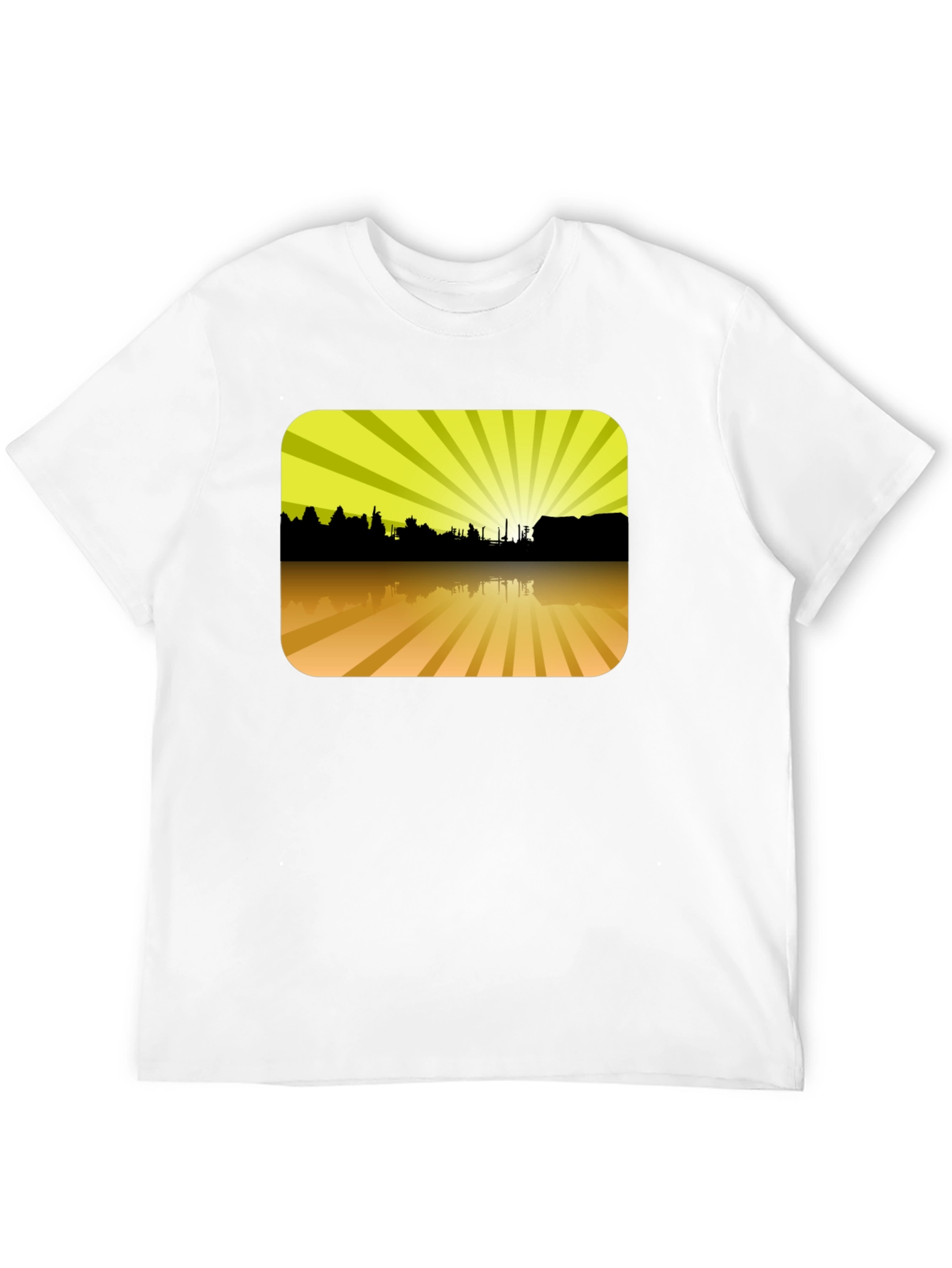 Sunset Silhouette Graphic T-Shirt