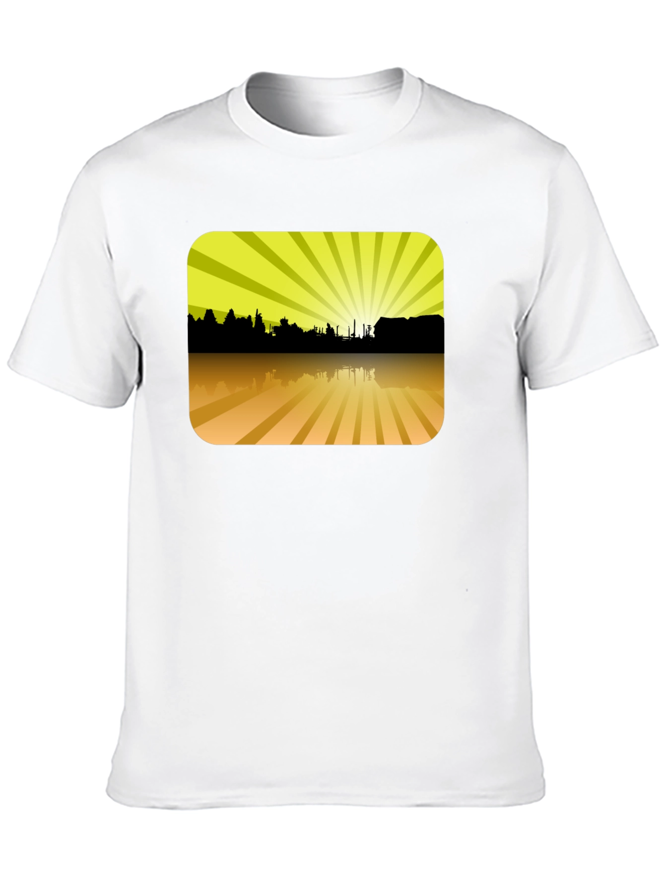 Sunset Silhouette Graphic T-Shirt
