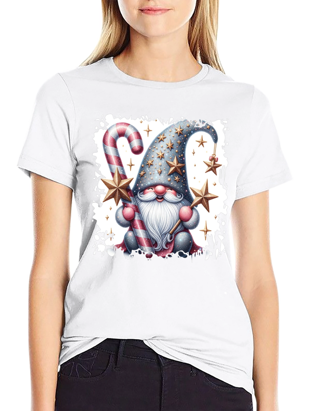 Festive Gnome T-Shirt: Holiday Cheer Apparel