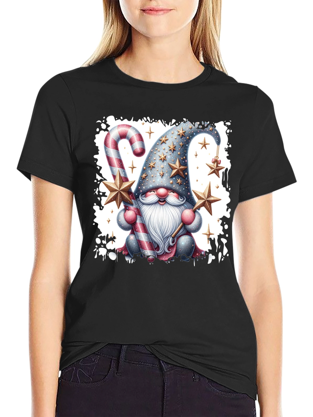 Festive Gnome T-Shirt: Holiday Cheer Apparel