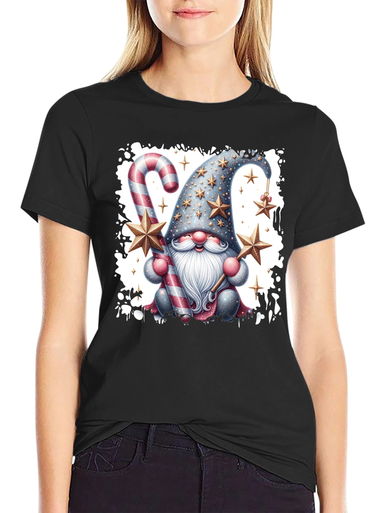 Festive Gnome T-Shirt: Holiday Cheer Apparel