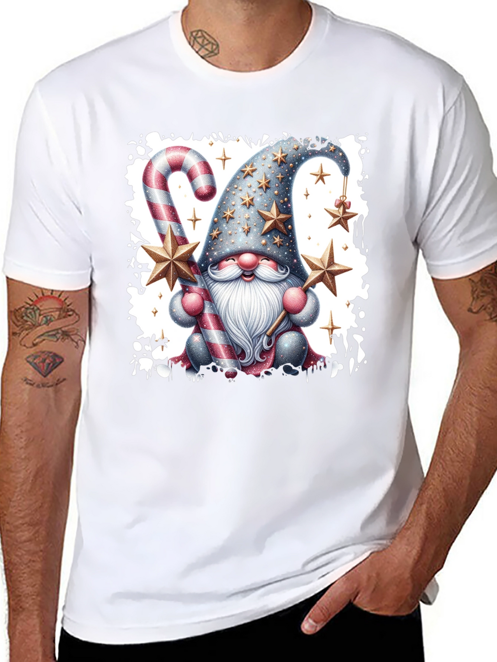 Festive Gnome T-Shirt: Holiday Cheer Apparel