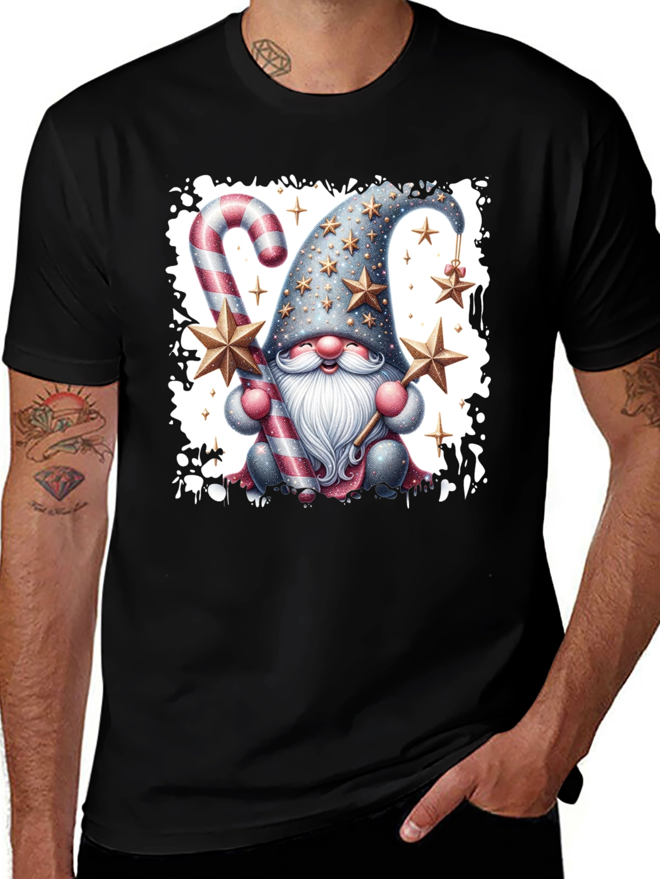 Festive Gnome T-Shirt: Holiday Cheer Apparel