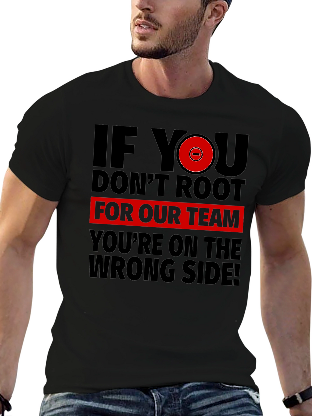 Root For Our Team Graphic T-Shirt