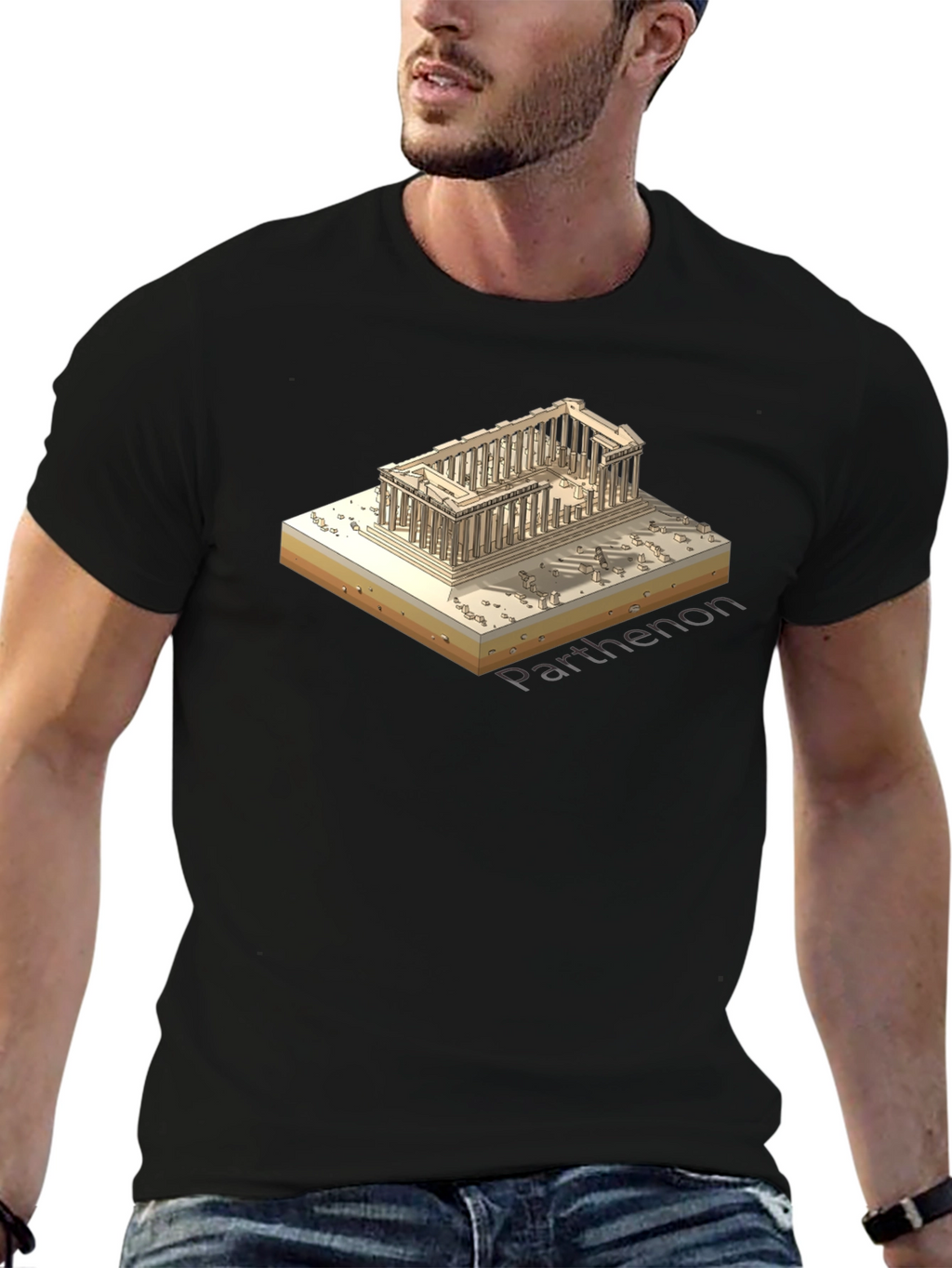 Parthenon Graphic Tee - Ancient Greece T-Shirt