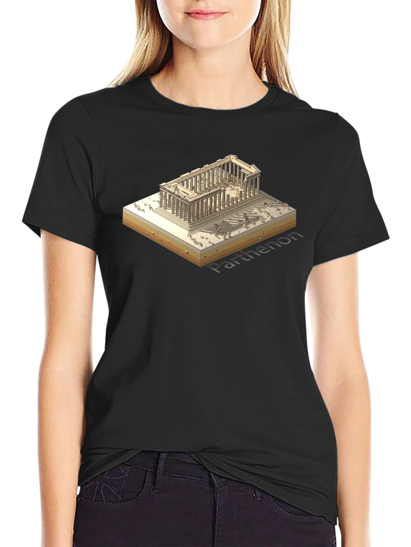 Parthenon Graphic Tee - Ancient Greece T-Shirt