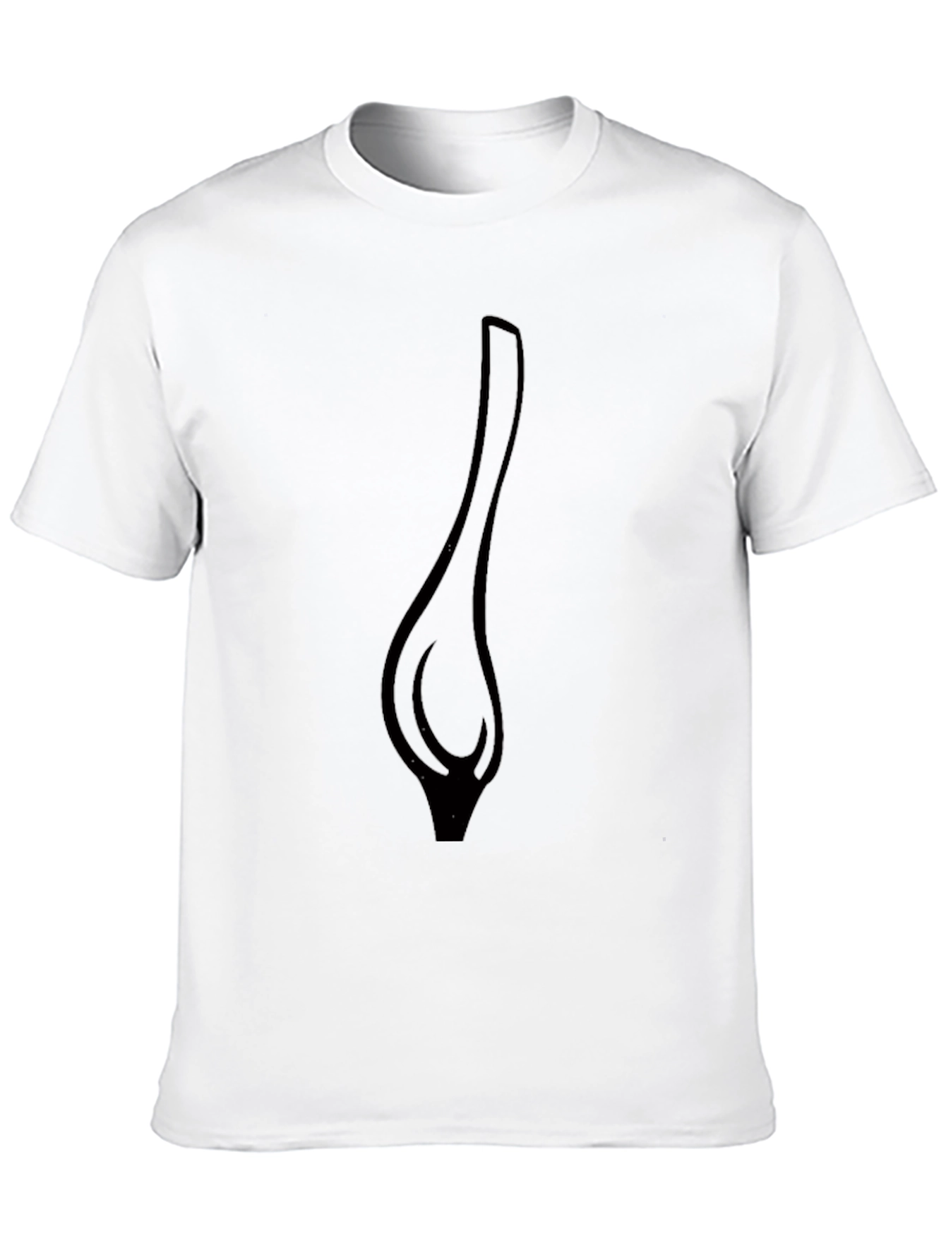 Unique Graphic Print Tee - Fashionable Black T-Shirt