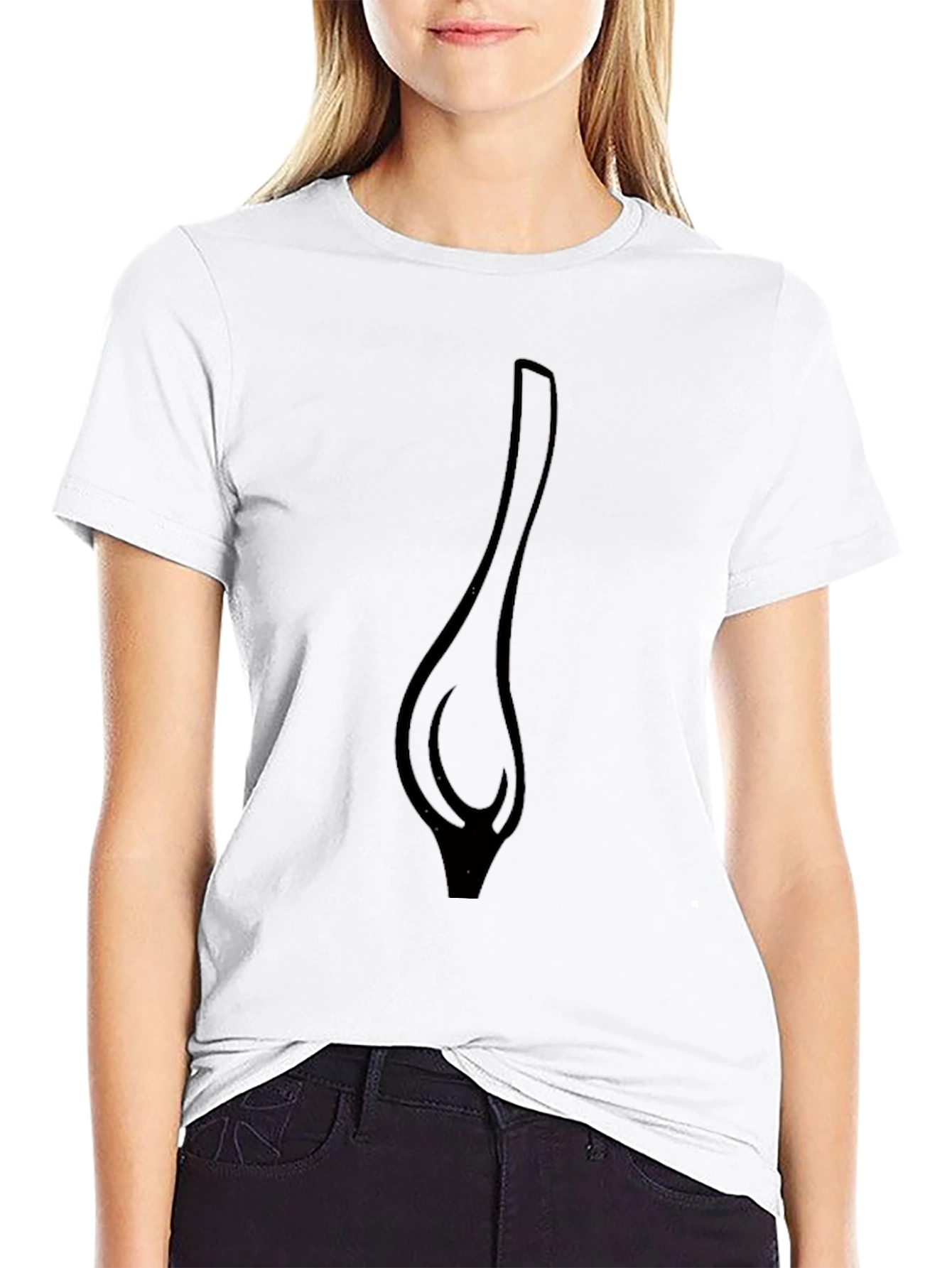 Unique Graphic Print Tee - Fashionable Black T-Shirt