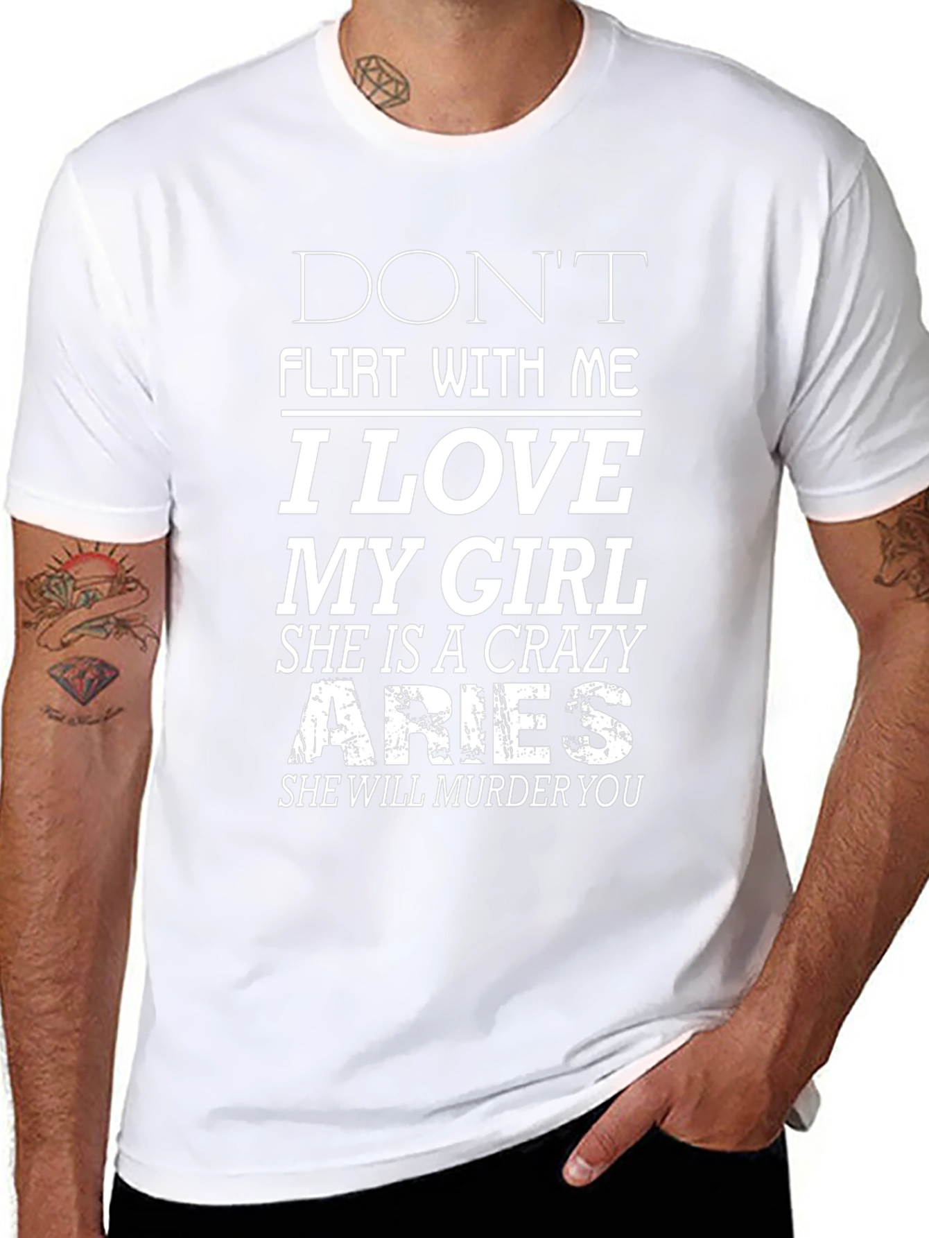 Dont Flirt With Me Aries T-Shirt
