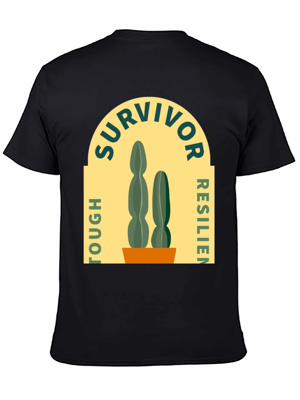 Survivor Tough Resilient Cactus Graphic T-Shirt