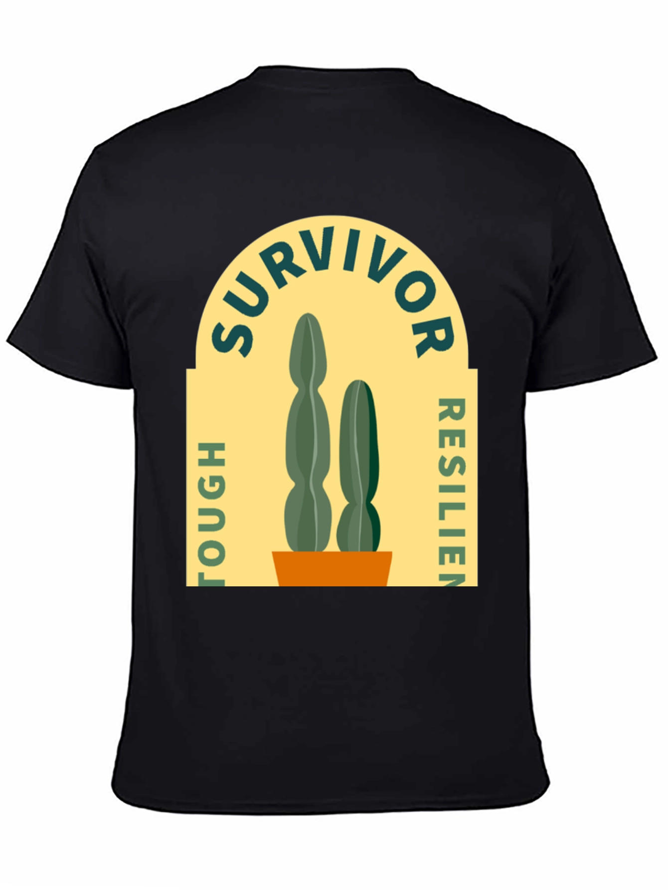 Survivor Tough Resilient Cactus Graphic T-Shirt