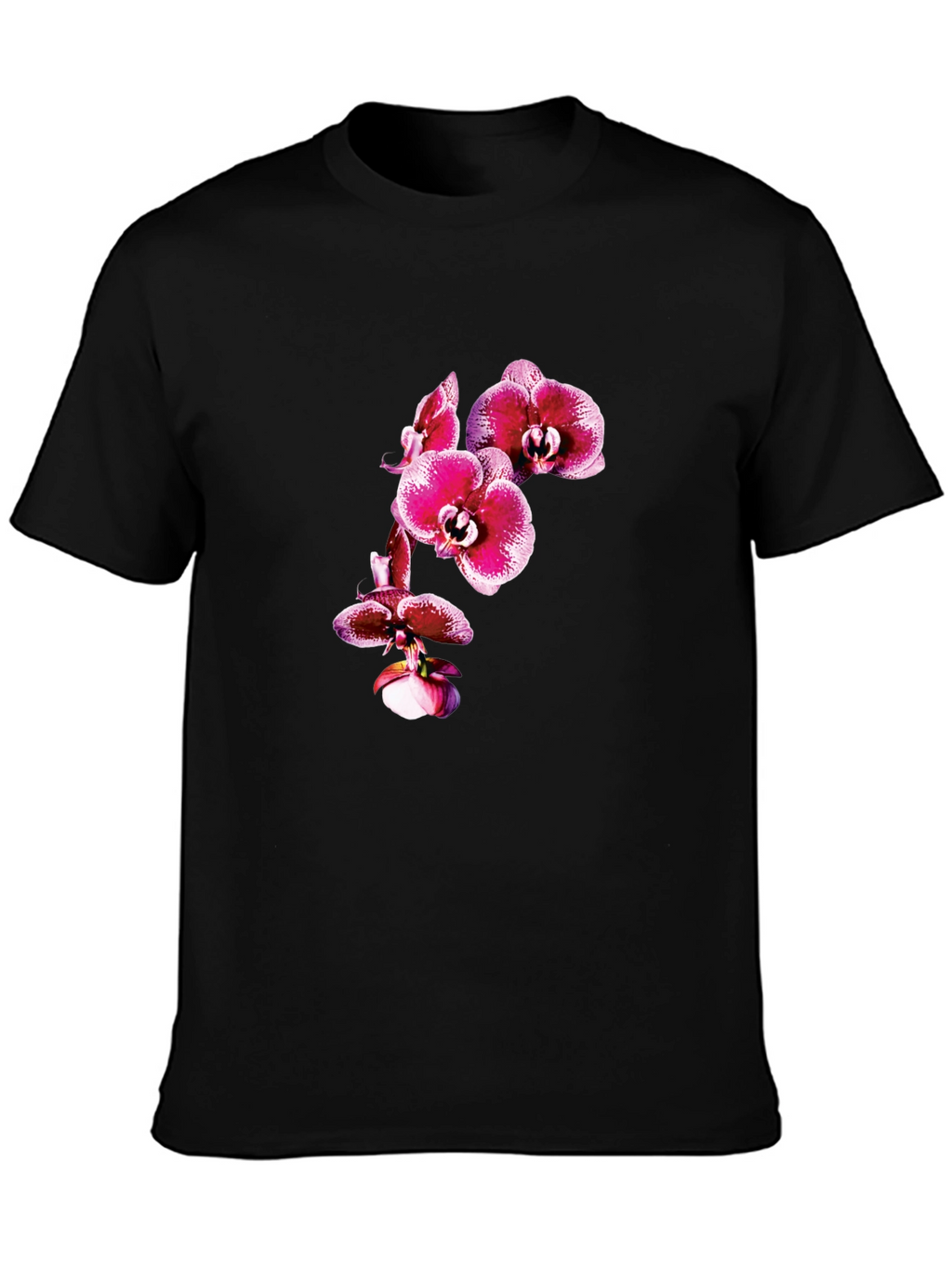 Orchid Graphic Tee - Black