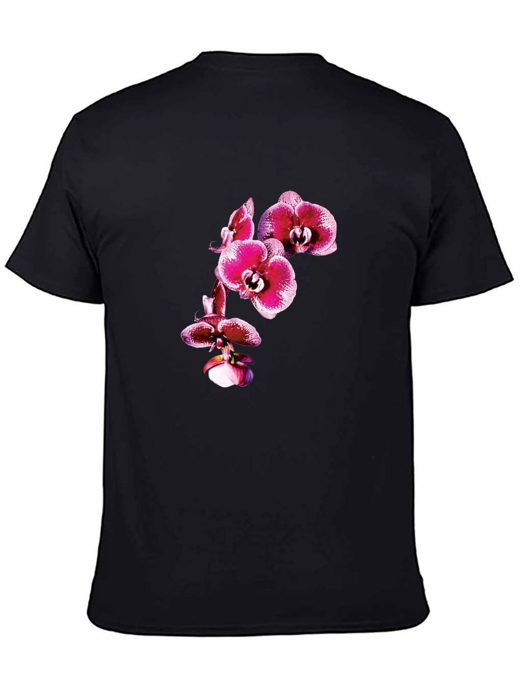 Orchid Graphic Tee - Black