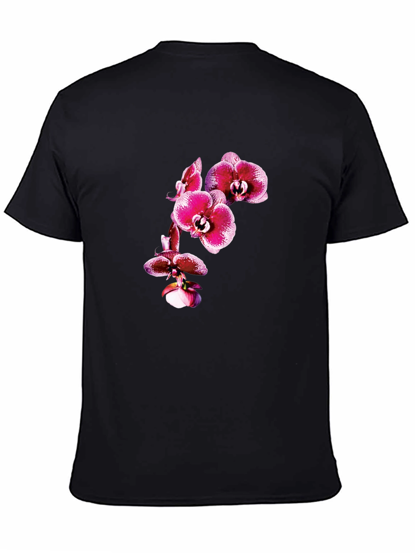 Orchid Graphic Tee - Black