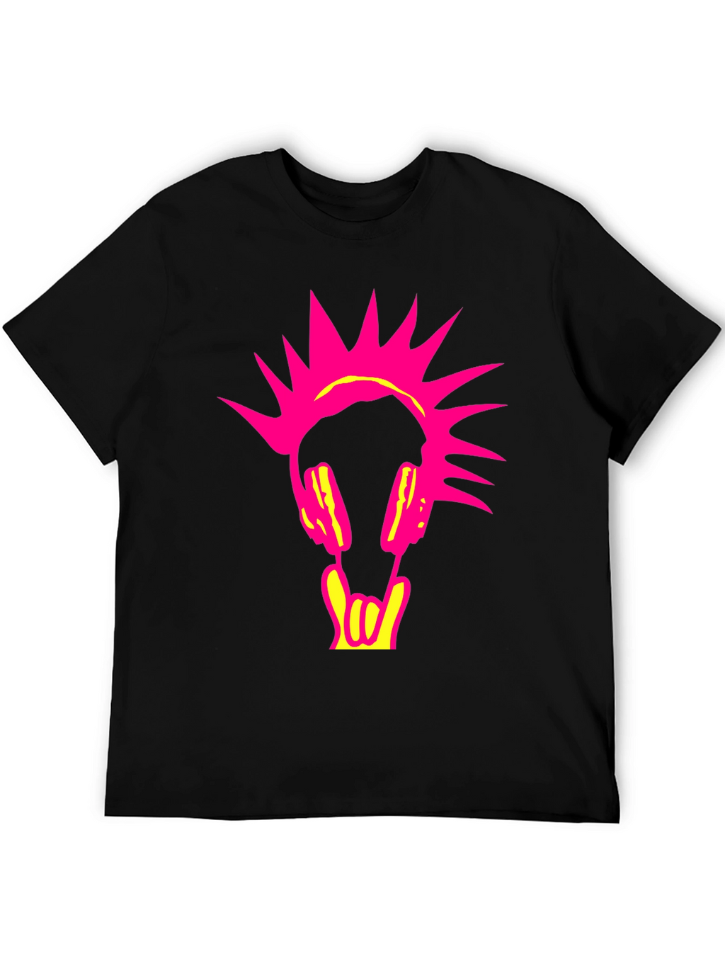 Punk Rock Headphone Graphic Tee