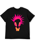 Punk Rock Headphone Graphic Tee